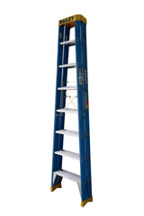 Bailey Ladders Pro Fibreglass Double Sided 8 150kg Industrial Punchlock - 2.4m