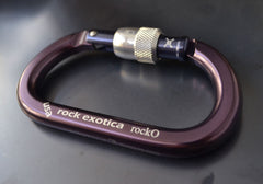 Rock Exotica rockO Screw-Lock Carabiner - 24Kn