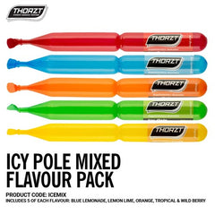 THORZT Icy Pole Mixed Flavour Pack - 10 x 90mL (ICEMIX)