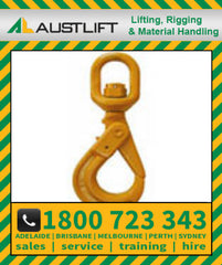 Austlift Swivel Selflocking Lifting Hook Hook 03.2T 10mm (102410)