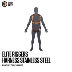 LINQ Elite Riggers Harness Stainless Steel