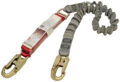 Shock Absorbing Elasticated Webbing Lanyard - Single Tail 2.0m