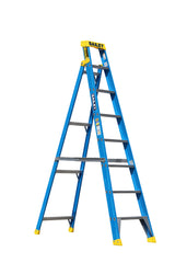 Bailey Ladders Pro Fibreglass Leansafe 8 150kg Industrial Punchlock - 2.4m