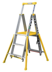 Bailey Ladders Adjustable Height Platform Step Ladder 3-6 170kg Industrial