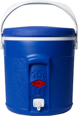 Willow Jug Cooler With Tap Round Blue 15L