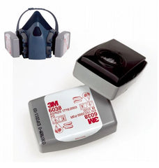 3M Particulate Filter P2/P3 HF, with Nuisance Level Organic Vapour/Acid Gas Relief (6038)