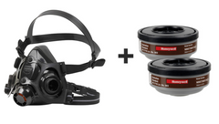 SMALL HONEYWELL NORTH 7700 Half Face Mask + A2 Filters N06575001A2