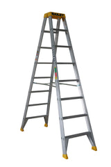 Bailey Ladders Pro Aluminium Double Sided8 150kg Industrial Punchlock - 2.4m