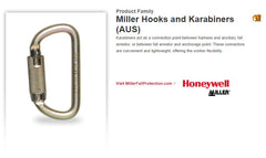 Miller Karabiner triple action 18mm opening 30kN (91326)