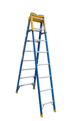 Bailey Ladders Pro Fibreglass Step Extension 8 150kg Industrial Punchlock (2.4m/4.1m)