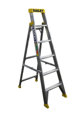 Bailey Ladders Pro Aluminium Leansafe 6 150kg Industrial Punchlock - 1.8m