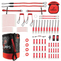 GRIPPS 60-Tool Tether Kit With Bull Bag And Bolt-Safe Pouch