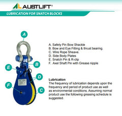 4T Heavy Duty Snatch Block Swivel Shackle Type