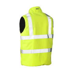 BISLEY REVERSIBLE TAPED Fleece VEST Reversible Hi Vis Vest 2XL