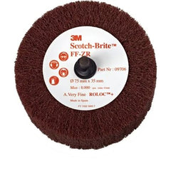 3M Scotch-Brite FF-ZR Roloc Clean & Finish Flap Brush