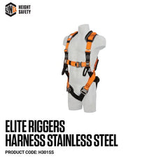 LINQ Elite Riggers Harness Stainless Steel
