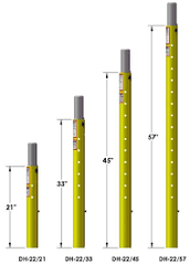 Miller Durahoist Mast Extension Lower 0.5M (DH-22/21)