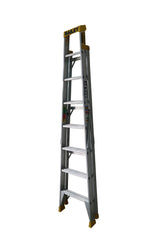 Bailey Ladders Pro Aluminium Leansafe 8 150kg Industrial Punchlock - 2.4m
