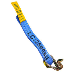 Austlift Tie Down Tail Piece with Hook and Keeper 0.36m Long with no Ratchet
