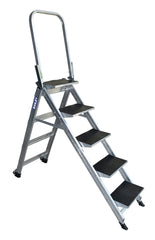 Bailey Ladders Stairway Ladder 5 Step with Safety Rail 150kg Industrial