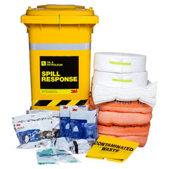 3M Oil & Petroleum Sorbent Spill Kit Wheelie Bin - 190L (OSRK-190)