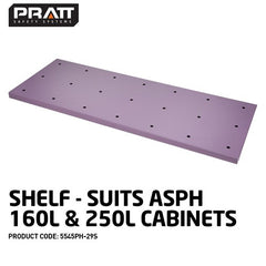 PRATT SHELF. SUITS ASPH 160LTR & 250LTR CABINETS (5545PH-29S)