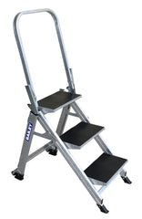 Bailey Ladders Stairway Ladder 3 Step with Safety Rail 150kg Industrial