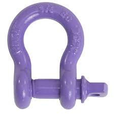 Beaver Bow Shackle Purple Violet 1 Ton 10 X 11MM WLL1T