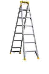 Bailey Ladders Pro Aluminium Dual Purpose 7 150kg Industrial Punchlock - 2.1m/3.8m