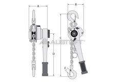 Auslift Lever Block 1.6T x 1.5M Model AL-3