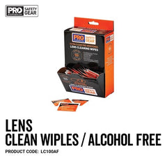 Lens Cleaning Wipes Alcohol Free Box of 100 (LC100AF)