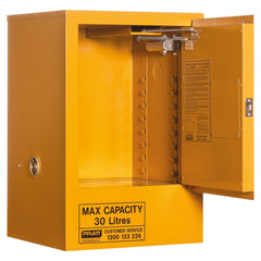 PRATT FLAMMABLE CABINET 30LTR 1 DOOR, 1 SHELF (5516AS)