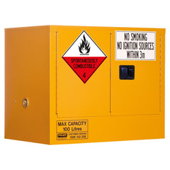 PRATT CLASS 4 DANGEROUS GOODS 100LTR CABINET. 2 DOOR,1 SHELF (5535AC4)