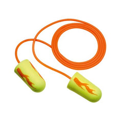 3M E-A-R soft Yellow Neon Blasts Corded Earplugs Poly Bag 200 pairs/box (311-1252)