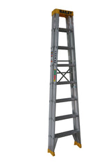Bailey Ladders Pro Aluminium Double Sided8 150kg Industrial Punchlock - 2.4m