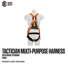 M-L LINQ Tactician Multi-Purpose Harness With Dorsal Extension Strap (H202-DRSE)