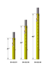 Miller Durahoist Mast Extension Lower 0.5M (DH-22/21)