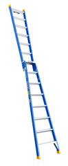 Bailey Ladders Heavy Duty Fibreglass Dual Purpose 8 with V Rung 150kg Riveted - 2.4m/4.4m