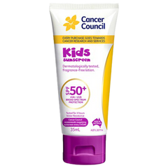 Aero Healthcare CANCER COUNCIL SPF50+ Kids Sunscreen Tube 35mL (Carton of 60 Tube/1)
