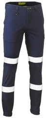 Bisley Taped Biomotion Stretch Cotton Drill Cargo Cuffed Pants