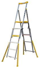 Bailey Ladders Adjustable Height Platform Step Ladder 3-6 170kg Industrial