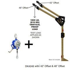 Pelsue Davit arm, mast 1219mm reach-3M DBI- Sala SRL 15m SS