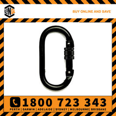 LINQ 25kN Screw Gate Karabiner Steel Alloy 18mm (KSGA) (KSGSA18)