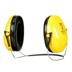 3M PELTOR Optime I Neckband Format Earmuff H510B, Yellow, Class 4 SLC80 25dB, 10 ea/Case