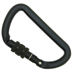 KONG 751 Mini D Screw Gate - Black Rated 600kg