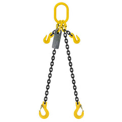 Austlift Grade 80 Chain Sling 10mm 2leg Effective Length C/W Clevis Type Grab Shortner And Clevis Sling Hook Tested