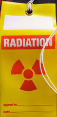 Caution Radioactive Material Do Not Remove This Tag -PK 100
