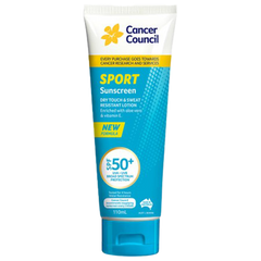 Aero Healthcare CANCER COUNCIL SPF50+ Sport Sunscreen Tube 110mL (Carton of 30 Each)
