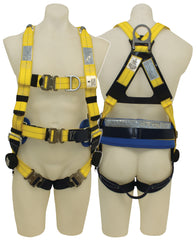 3M DBI-SALA Delta Miners Harness with Stainless Steel Hardware 823L1035, Yellow, Large, 1 EA/Case