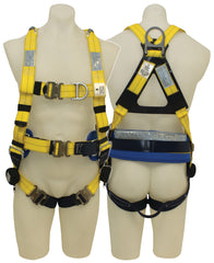 3M DBI-SALA Delta Miners Harness with Stainless Steel Hardware 823S1035, Yellow, Small, 1 EA/Case